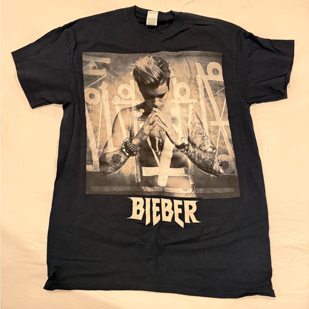 PURPOSE tour merch graphic t-shirt